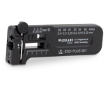 JOKARI Precision Wire Stripper PWS ESD-PLUS 001 made of electrostatically dissipative material for stripping fine conductors, strands and wires from 0.12 to 0.40 mm Ø